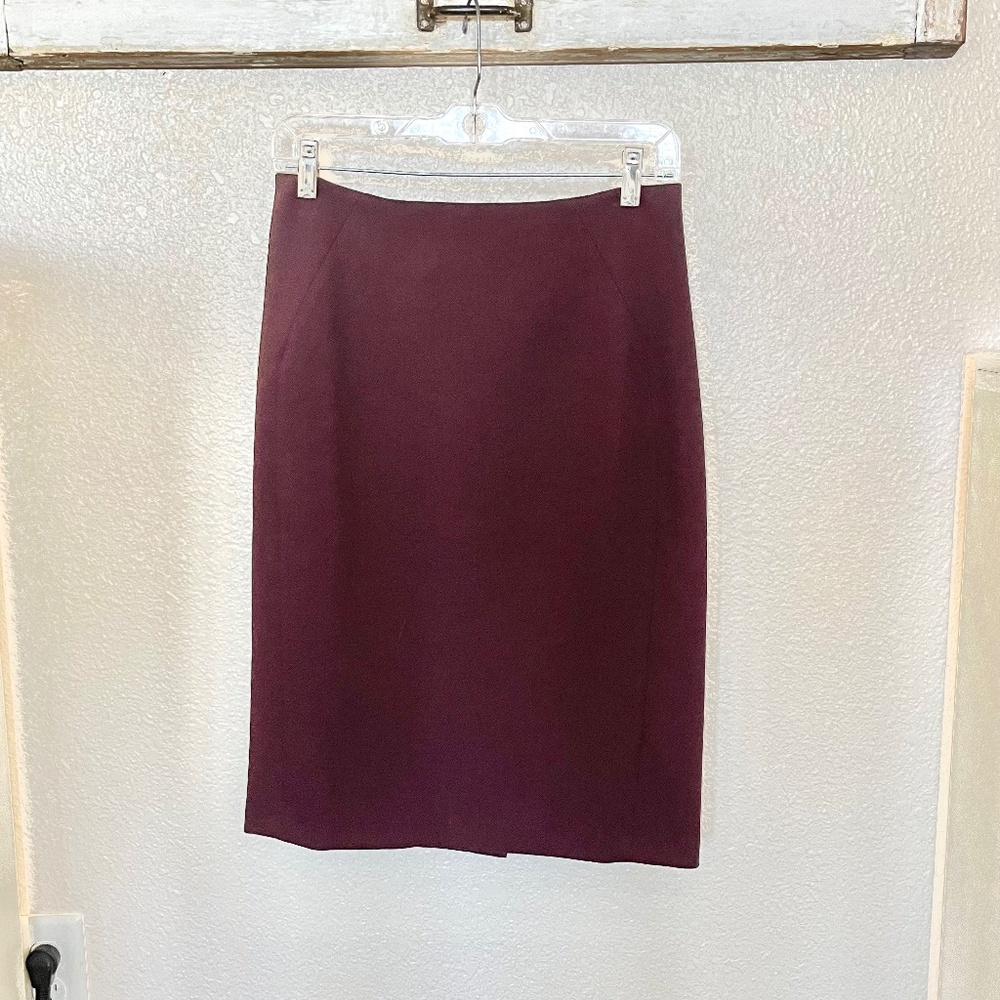 Luxe Suiting Pencil Skirt